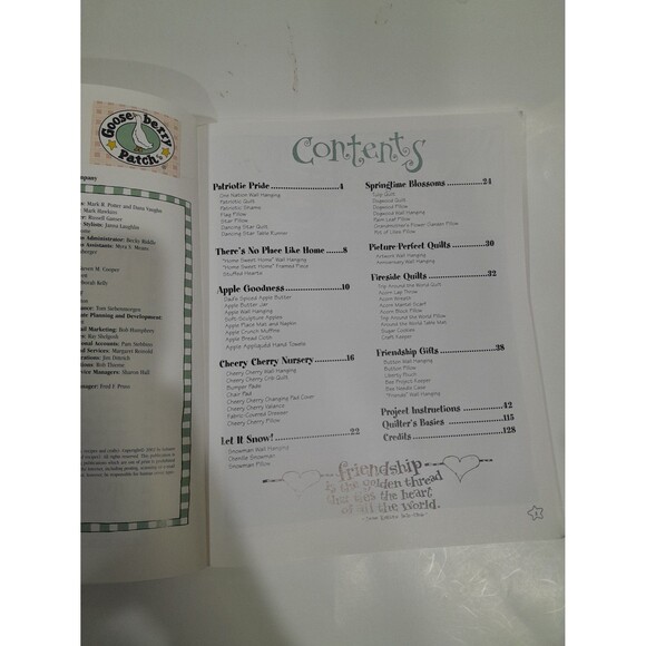 Gooseberry Patch Country Quilting Book - Picture 6 of 7